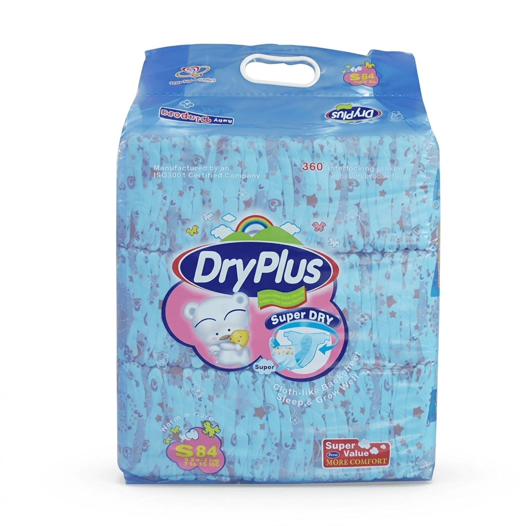 Dryplus Diaper Small Jumbo 84'S - Frankie Supermarket