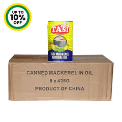 Tasi Mackerel Natural Oil 425g x 8