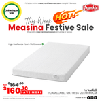 Foam Mattress Double 120x190x10cm [Limited Stock]