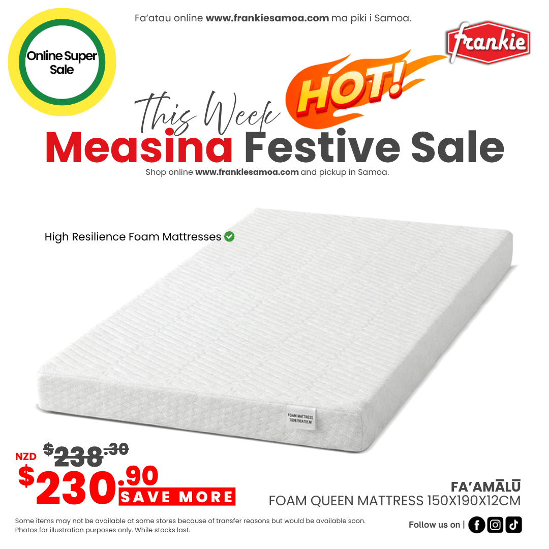 Foam Mattress Queen 150x190x12CM [Limited Stocks]