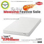 Foam Mattress Queen 150x190x12CM [Limited Stocks]
