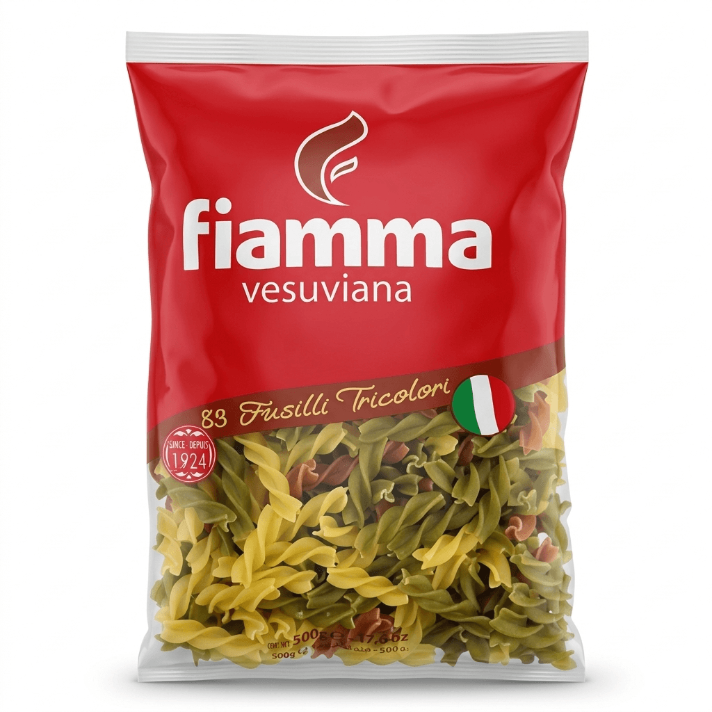 Fiamma Fusilli Tricolori 500g - Frankie Supermarket