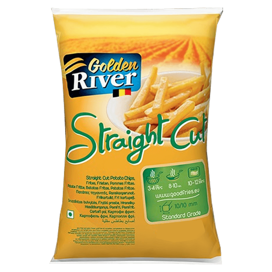 Golden River Straig/Cut Fries 10x10mm 1kg