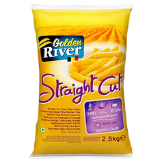 Golden River Straig/Cut Fries 12x12mm 2.5kg