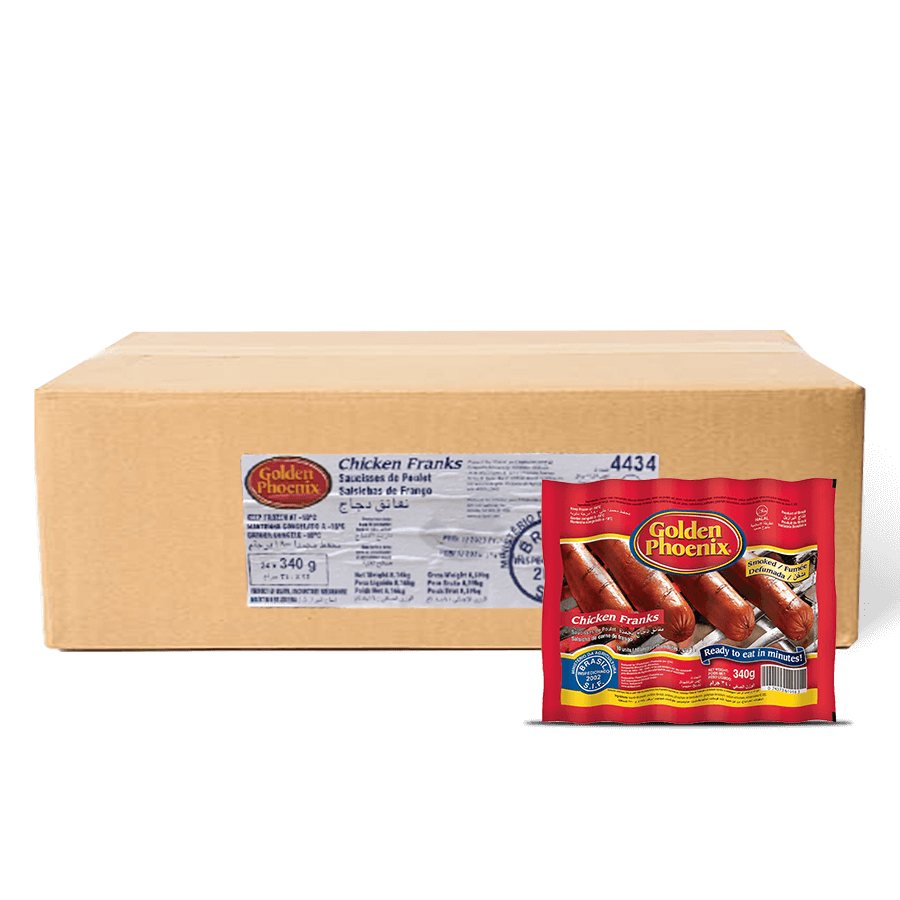 GP Brazilian Chicken Franks 340g x 24