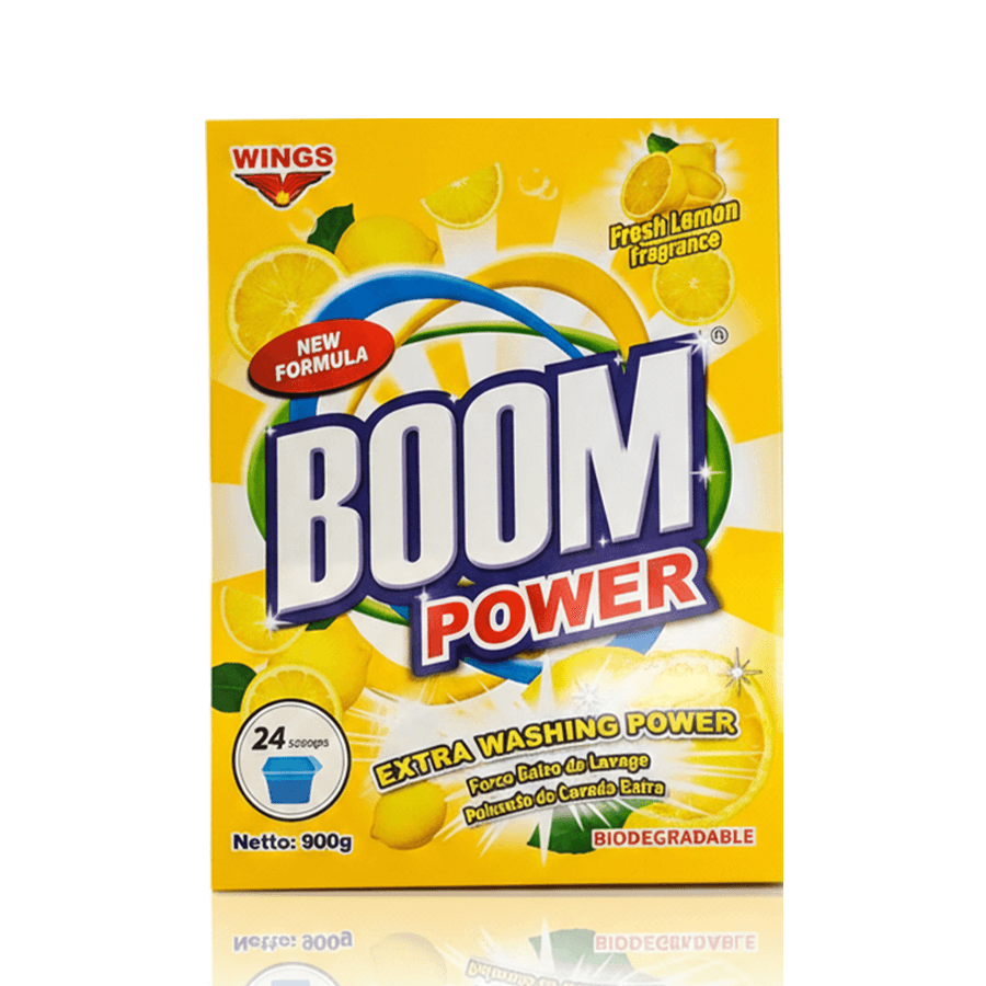Boom Laundry Powder Floral/Lemon 900g - Frankie Supermarket