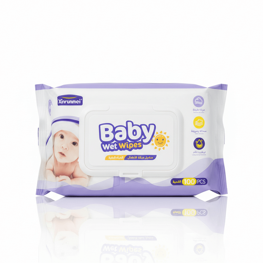 Xinrunmei Baby Wet Wipes 100's - Frankie Supermarket