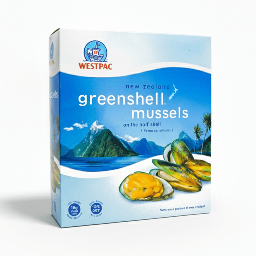 West Green Shell Half Mussel 1kg
