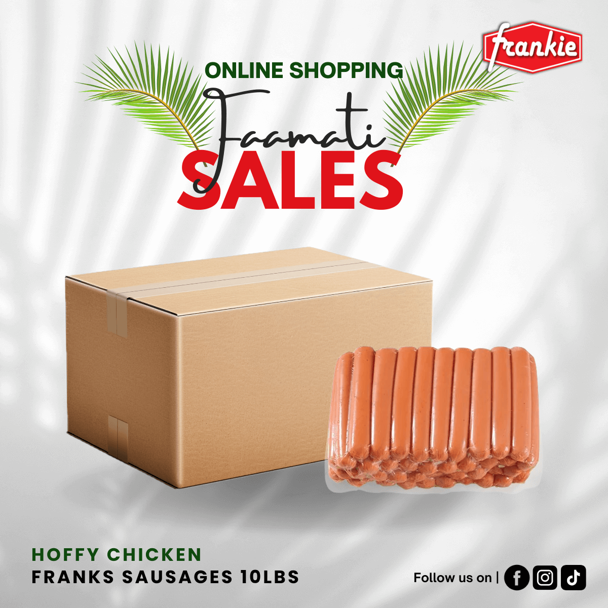 Hoffy Chicken Franks 10lbs/4.54kg