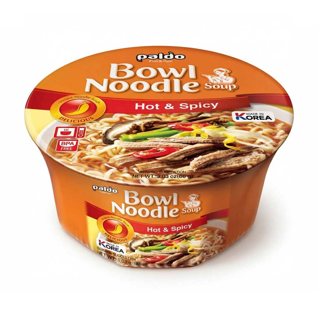 Paldo Bowl Noodles 86g [Assorted Flavours]