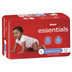 Huggies Essentials Crawler Size 3 (6-11Kg), 52 Pack