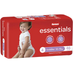Huggies Nappy Essential Toddler Size 4 (10-15kg), 46 Pack
