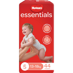 Huggies Essentials Nappies Size 5 (13-18kg), 44 Pack