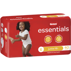 Huggies Essentials Junior Size 6 (16kg+), 40 Pack