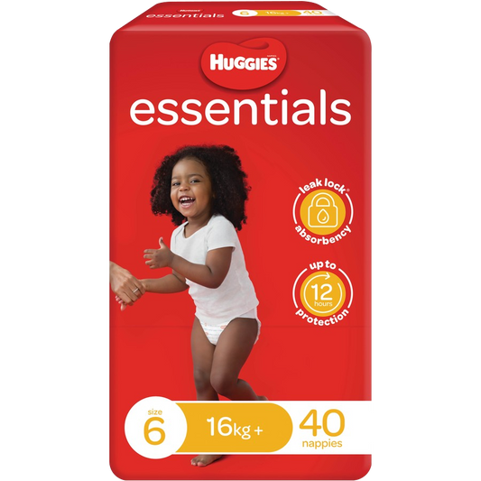 Huggies Essentials Junior Size 6 (16kg+), 40 Pack