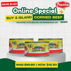 Island Corned Beef 326g x 3pcs
