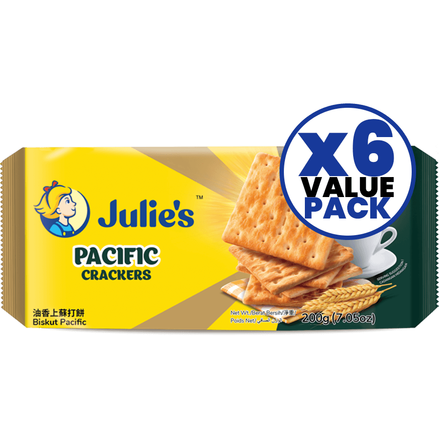 Julie's Pacific Cracker 200g x 6pcs