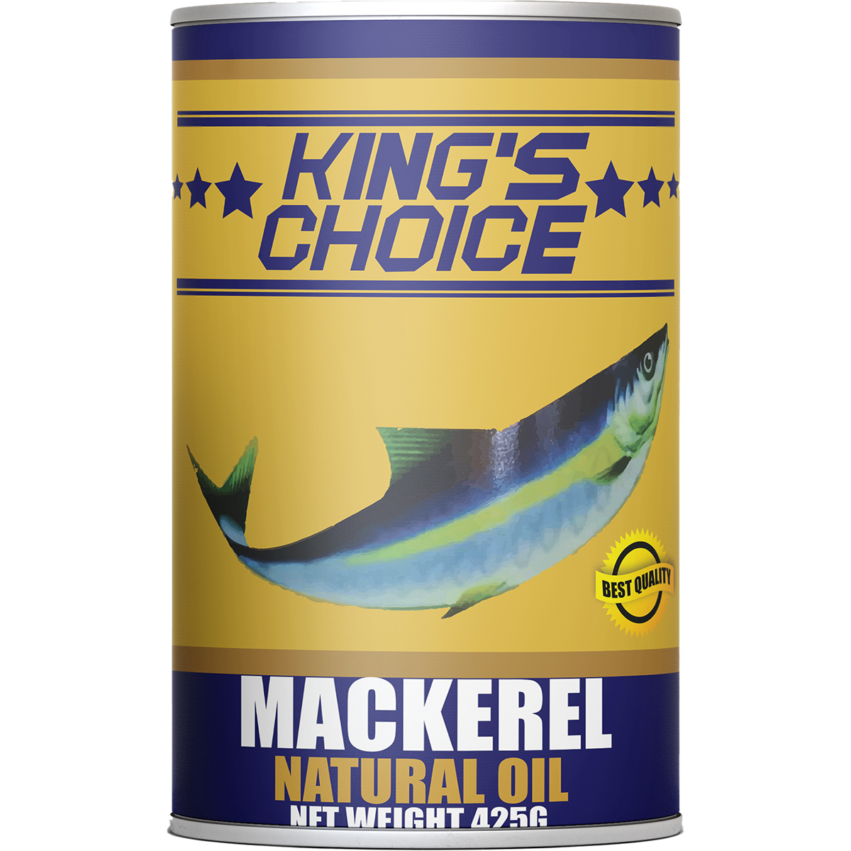 Kings Choice Mackerel N/Oil 425g x 8