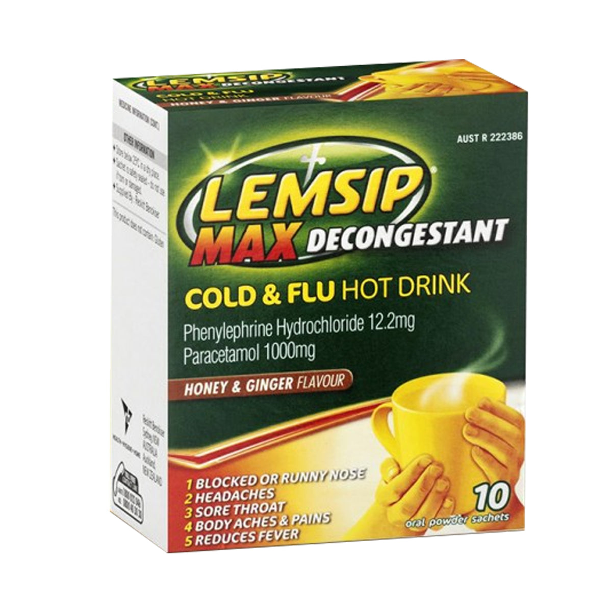 Lemsip Max Cold&Flu Hot Drink 10pk