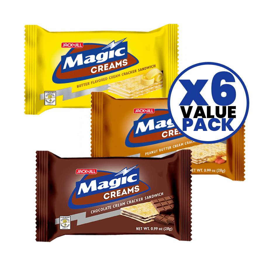 Magic Creams [Assorted Flavors] 28g*10 x 6pcs