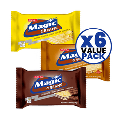 Magic Creams [Assorted Flavors] 28g*10 x 6pcs