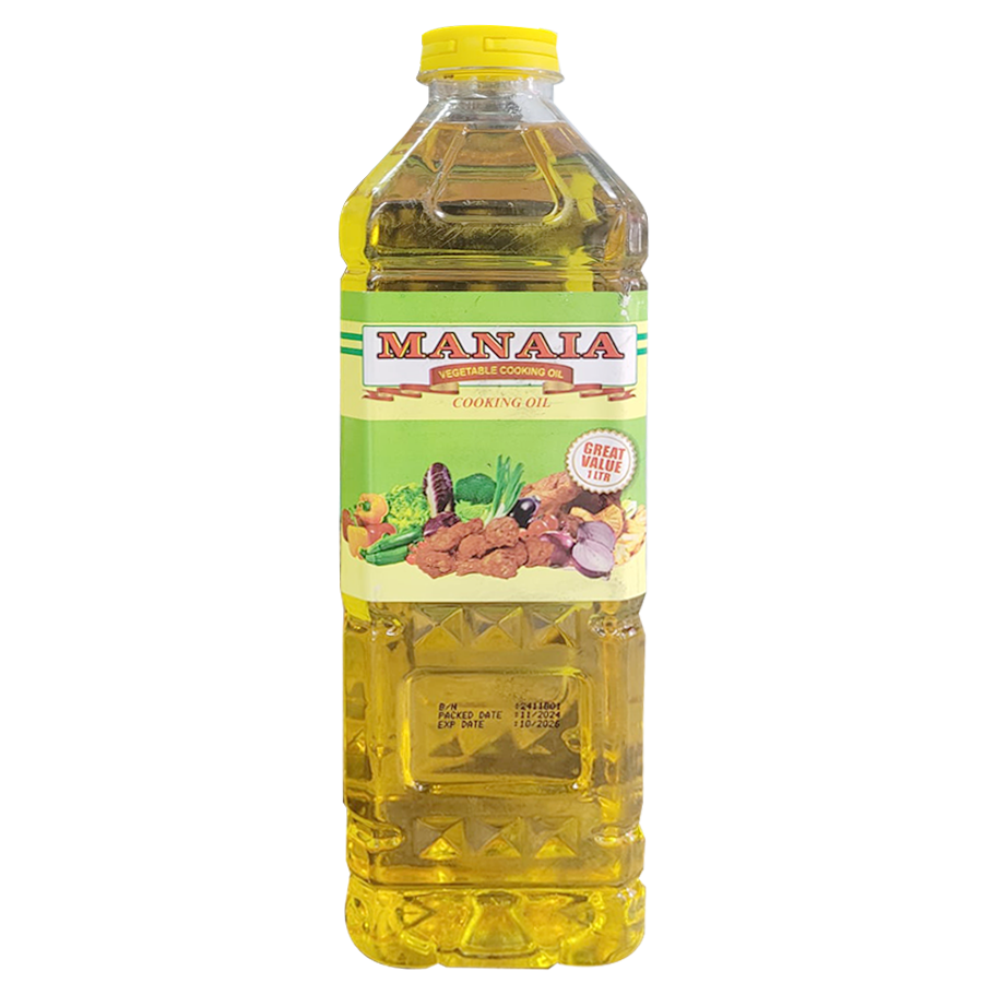 Manaia Vegetable Oil 1Ltr [Pickup Only at Frankie Mall]