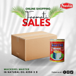 Master Mackerel Natural Oil 425g x 8