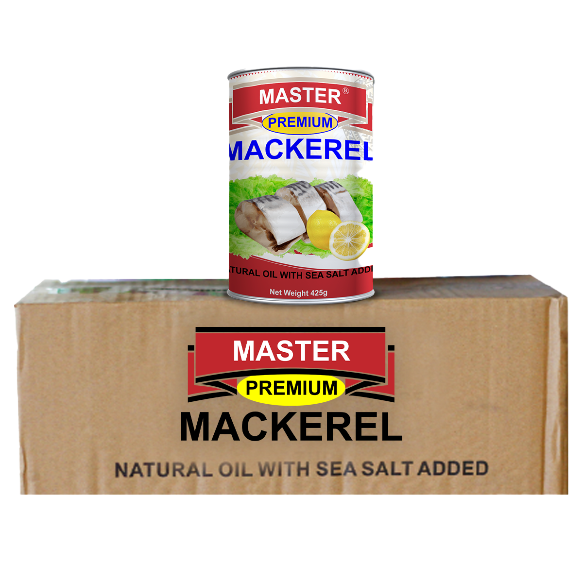 Master Premium Mackerel N/Oil 425g x 8
