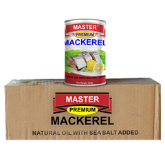 Master Premium Mackerel N/Oil 425g x 8