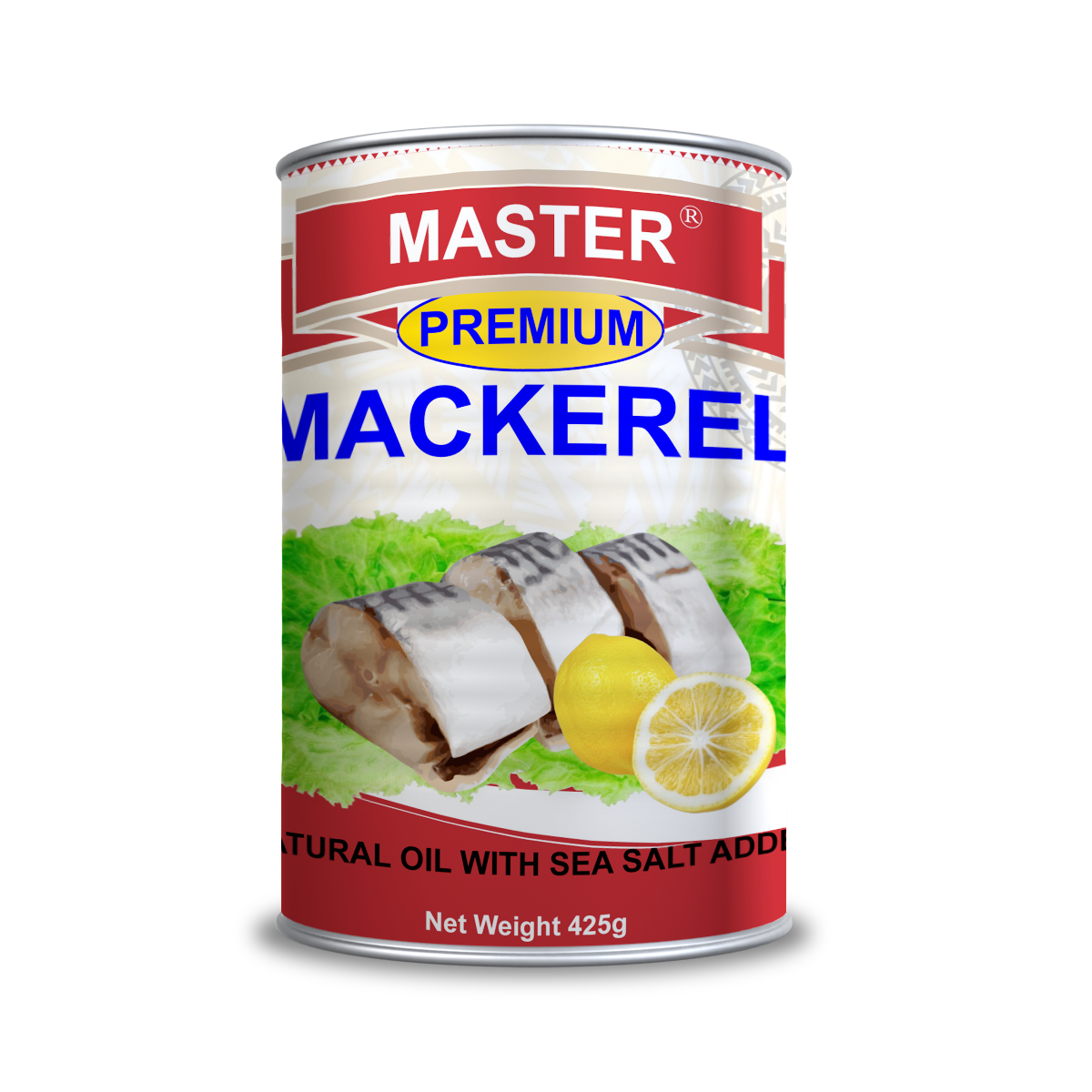 Master Premium Mackerel N/Oil 425g x 8