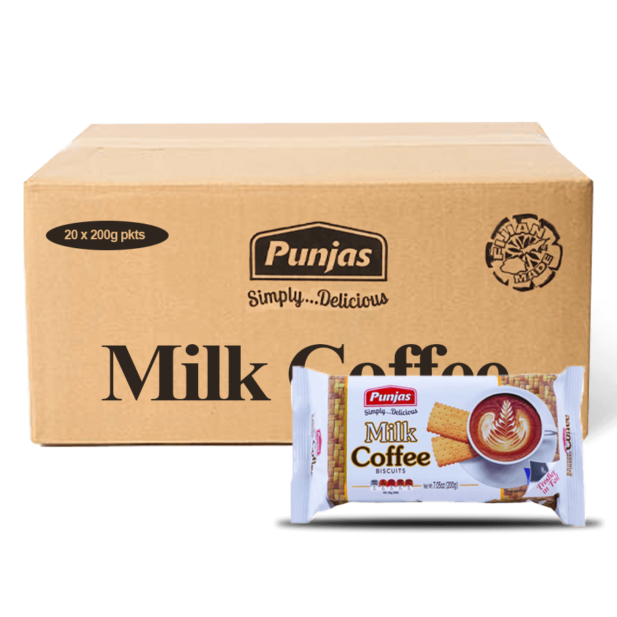 Punjas Milk Coffee Biscuits 200g x 20