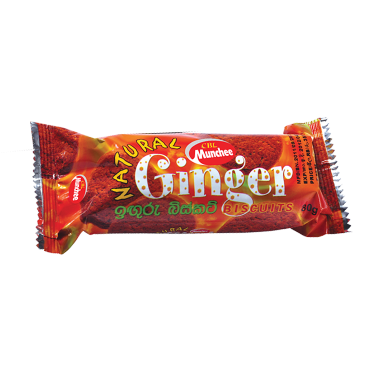 CBL Munchee Nat Ginger Biscuit 80g [Assorted]