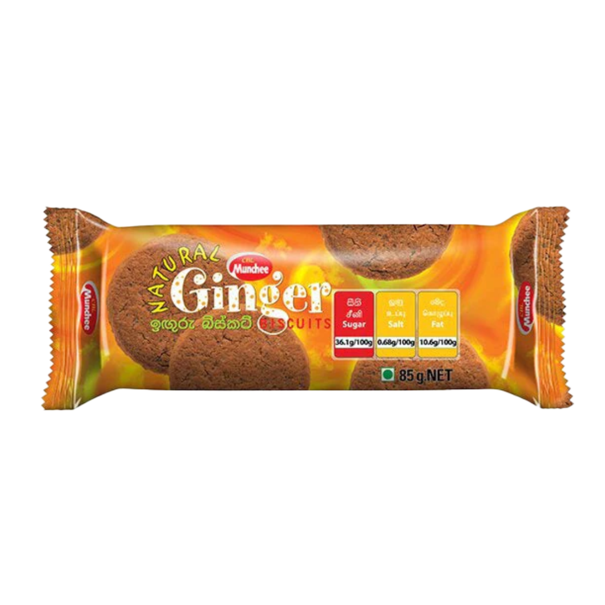 CBL Munchee Nat Ginger Biscuit 80g [Assorted]
