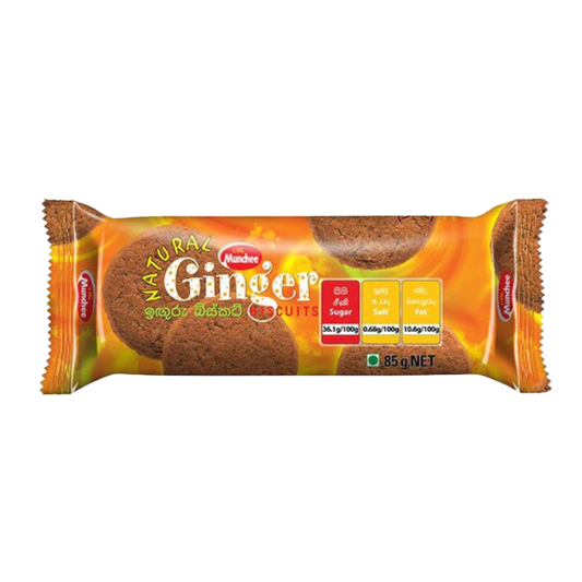 CBL Munchee Nat Ginger Biscuit 80g [Assorted]