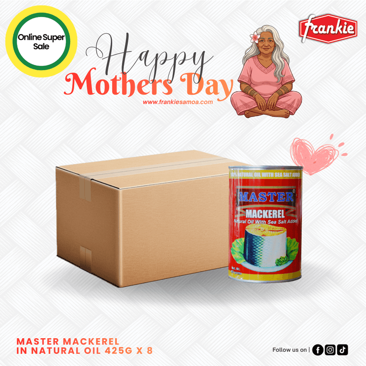 Master Mackerel Natural Oil 425g x 8