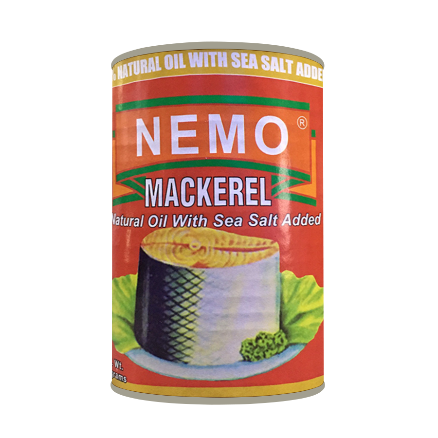 Mackerel Nemo Natural Oil 425g x 8