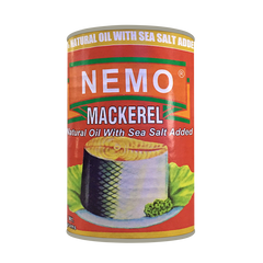 Mackerel Nemo Natural Oil 425g x 8