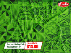 Cotton Dobby Fabrics Tapa/Elei 45" per meter