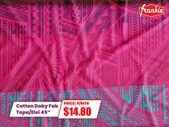 Cotton Dobby Fabrics Tapa/Elei 45" per meter