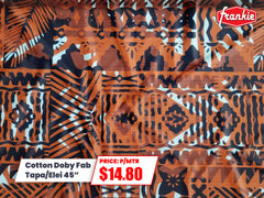 Cotton Dobby Fabrics Tapa/Elei 45" per meter