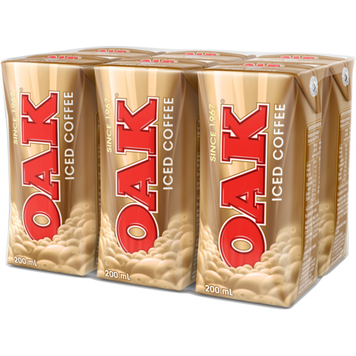 Oak Milk Reduced Fat [Choco/Straw/Iced Coffee] 200ml x 6