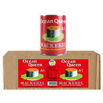 Mackerel Ocean Queen in Natural Oil 425g x 8 - Frankie Supermarket