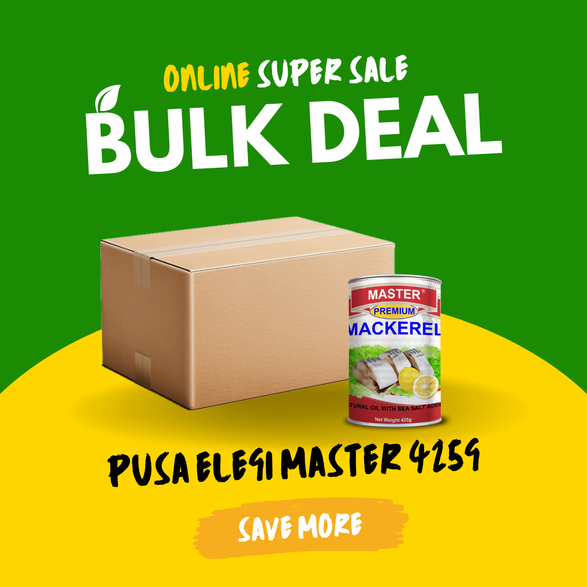 Master Premium Mackerel N/Oil 425g x 8