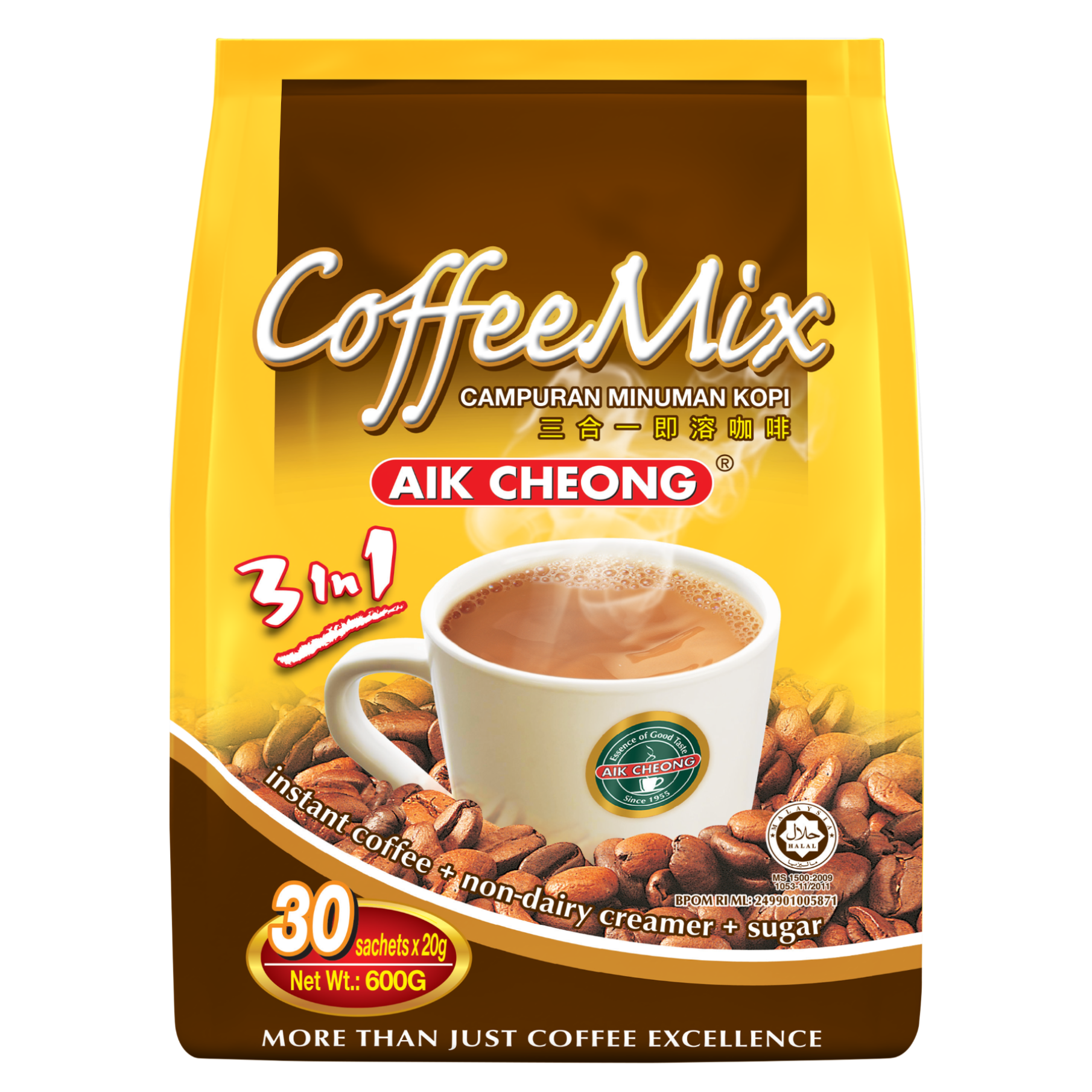 AIK Cheong Instant Coffee Mix 30'S - Frankie Supermarket