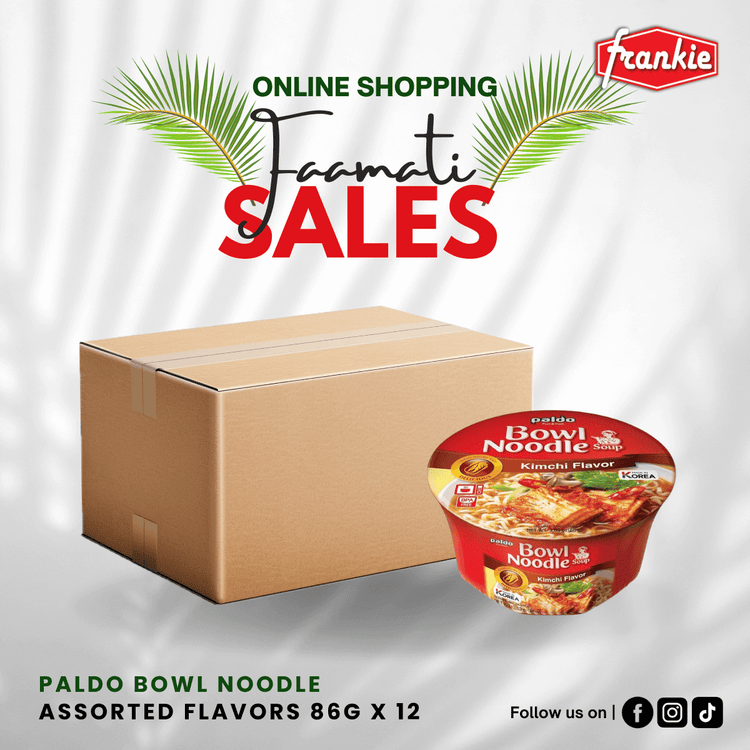 Paldo Bowl Noodle 86g x 12 - Frankie Supermarket