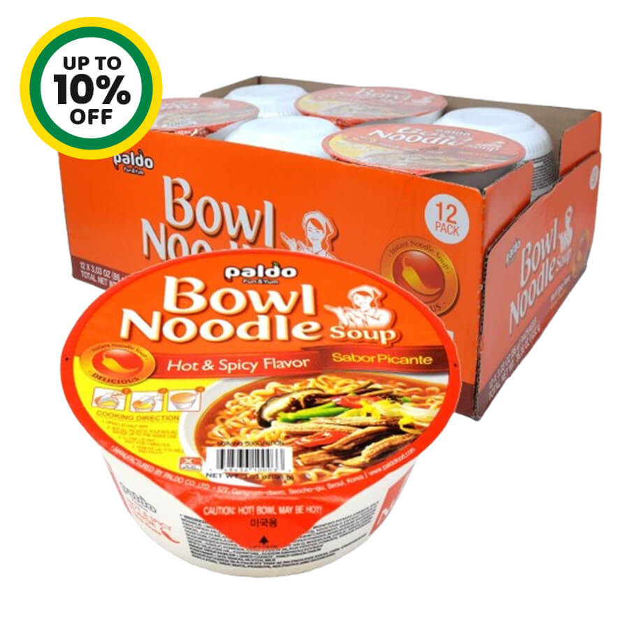 Paldo Bowl Noodle 86g x 12