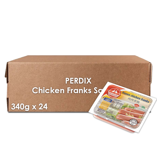 Perdix Chicken Franks Sausage 340g x 24