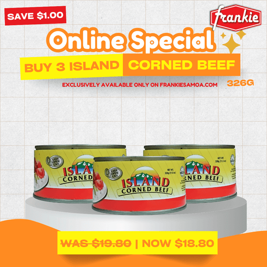 Island Corned Beef 326g x 3pcs