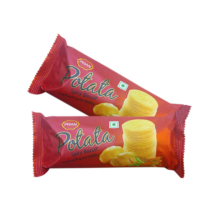 Pran Potato Spicy Biscuits 100g x 5pcs
