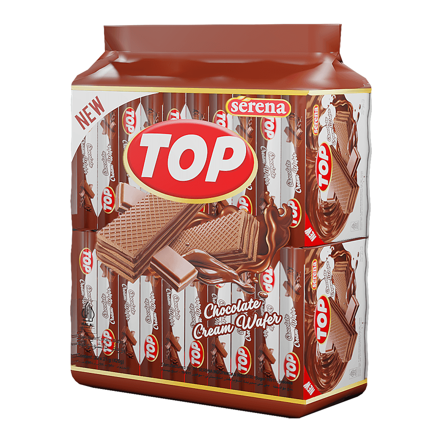 Serena Top Wafer [Assorted Flavours] 21g x 20pcs - Frankie Supermarket